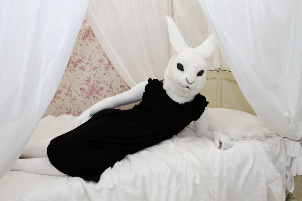 Studio Booty photoshoot, Lumie bunny