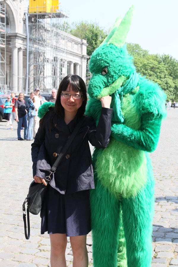 Belgium Strikes Back, Fursuiters with people
