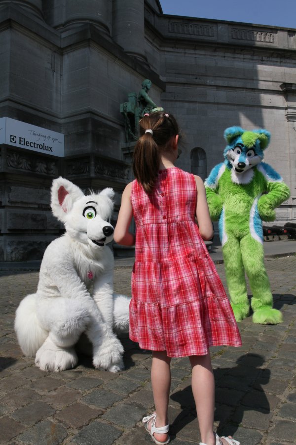 Belgium Strikes Back, Fursuiters with people