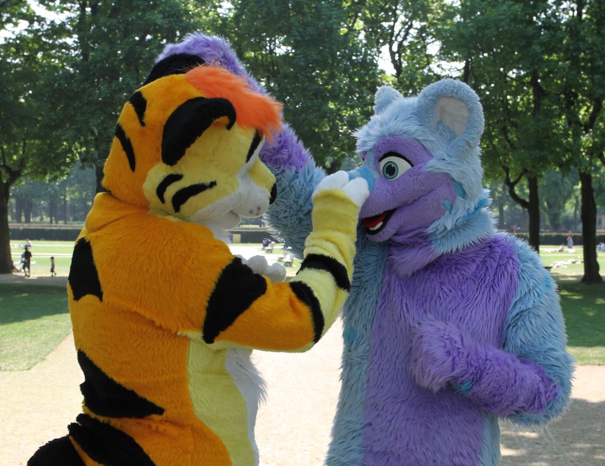 Belgium Strikes Back, Fursuiters in the park