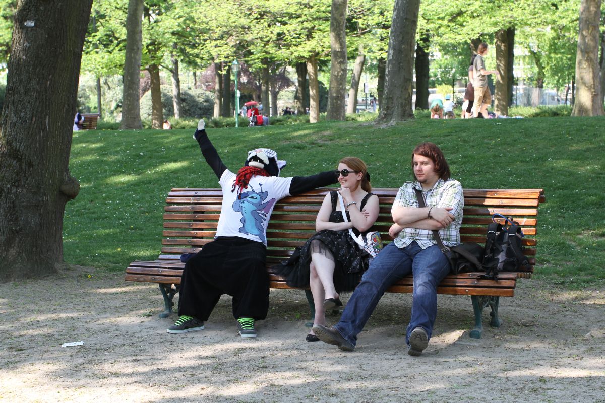 Belgium Strikes Back, Fursuiters with people