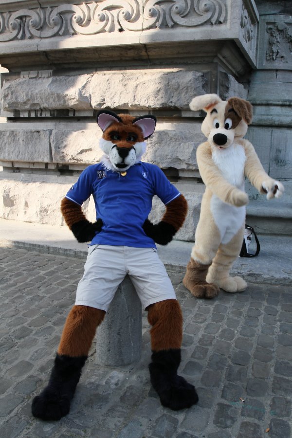 Belgium Strikes Back, Fursuiters in the park