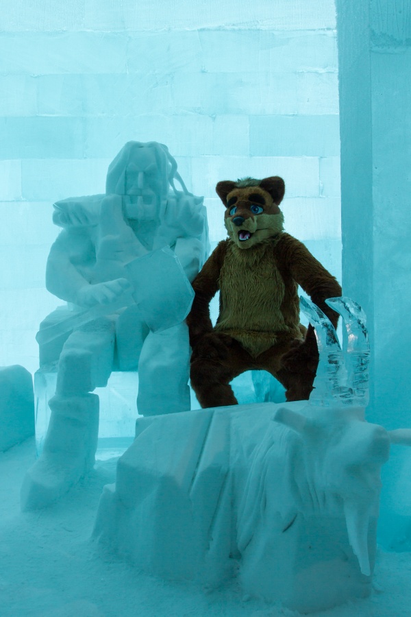 Furry northern Sweden trip, Ice Hotel