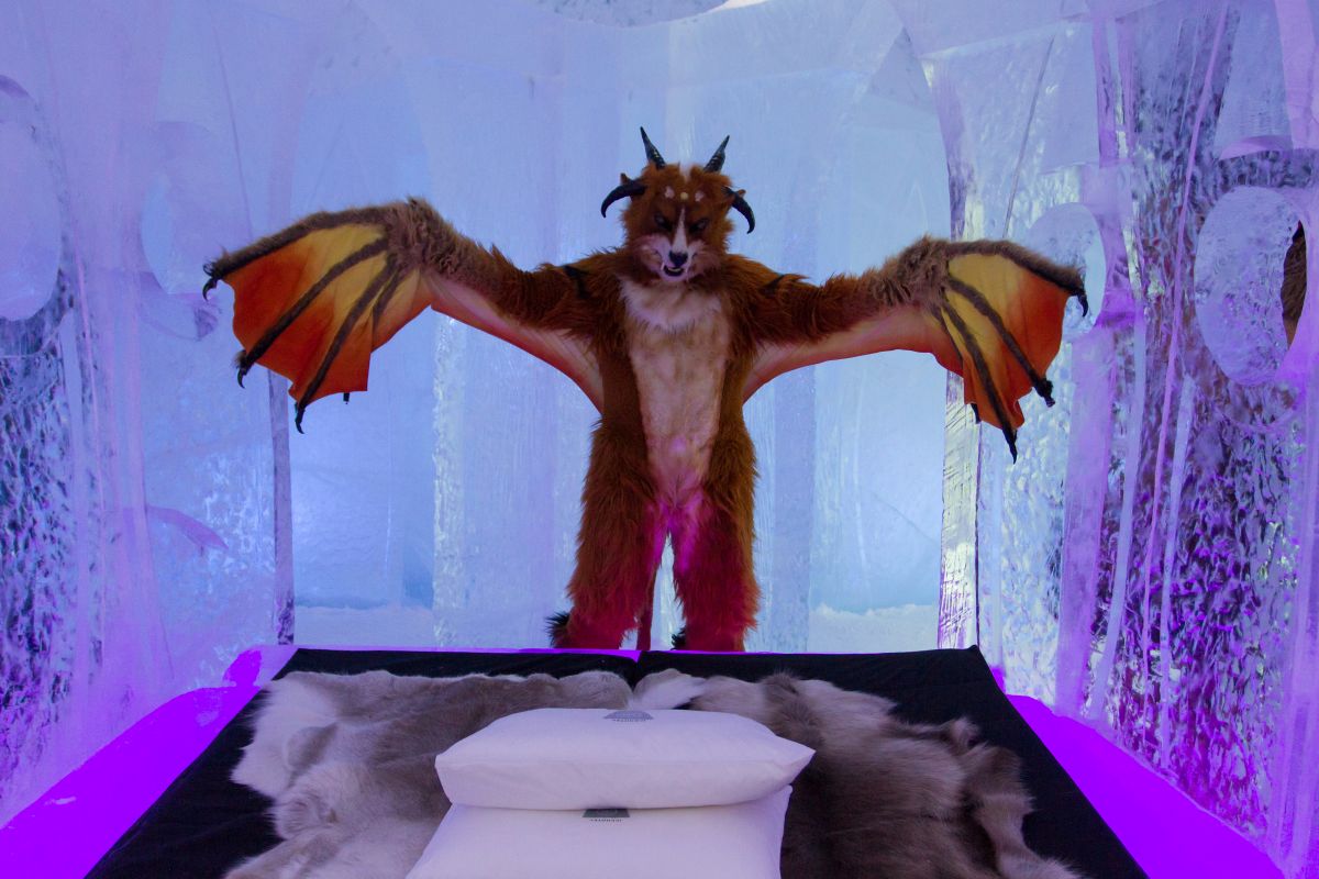 Furry northern Sweden trip, Ice Hotel