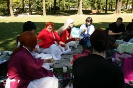 Belgian Cosplay Team picnic